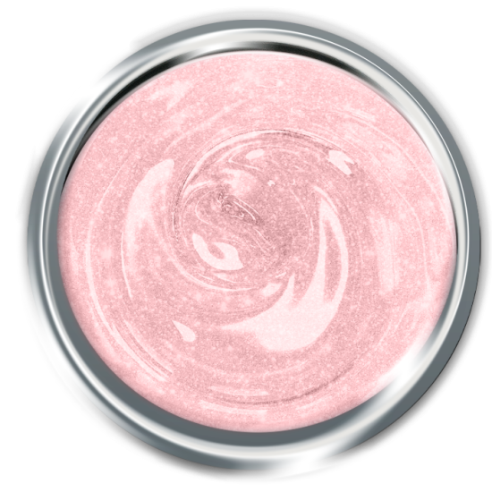 Fiberglas UV Gel Pastel Pink Sparkle